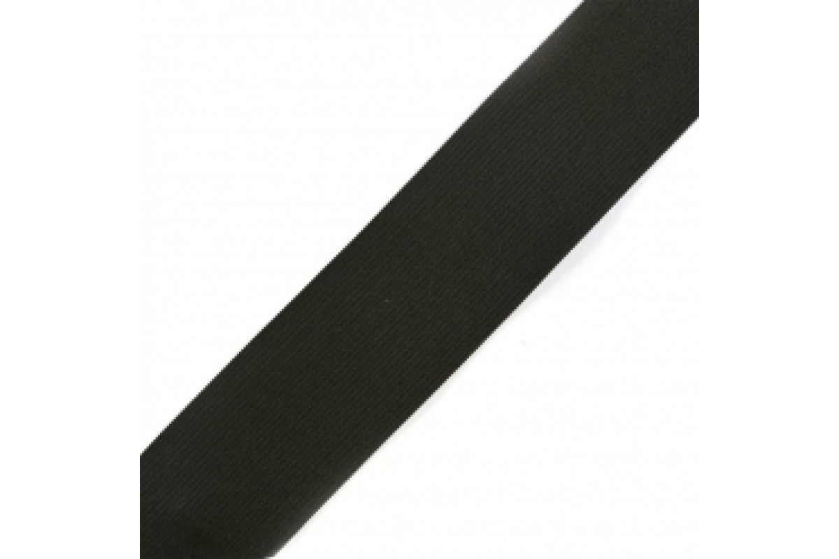 Резинка вязаная шир.3 см (30 мм) арт.7383-2 цв.черный уп.50 м
